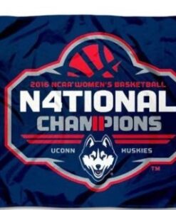 Connecticut Huskies 2016 Women's National Champions Flag 3X5ft Banner