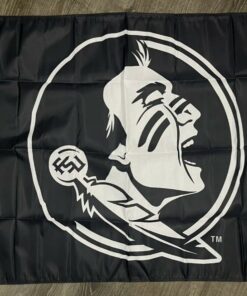 Florida State Seminoles Logo Flag 3x5 ft Black Sport Banner Man-Cave Garage