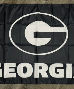 Georgia Bulldogs Flag 3x5 ft Sports State Black Banner Man-Cave Garage