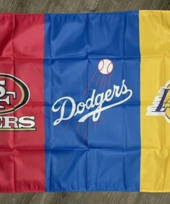 Los Angeles Dodgers Lakers San Francisco 49ers Flag 3x5 ft Sport