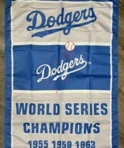 Los Angeles Dodgers World Series Championship Flag 3x5 ft Banner Man-Cave
