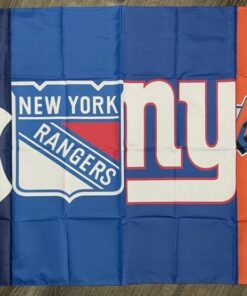 New York Yankees Rangers Giants Knicks Flag 3x5 ft Sports Banner Man-Cave Garage