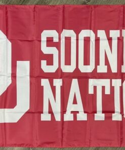 Oklahoma Sooners Sooner Nation Flag 3x5 ft Sports Banner Man-Cave