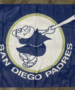 San Diego Padres Flag 3x5 ft Blue Sports Baseball Banner Man-Cave Garage New