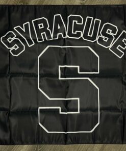 Syracuse Orange Logo Flag 3x5 ft Black Sports Banner Man-Cave Garage