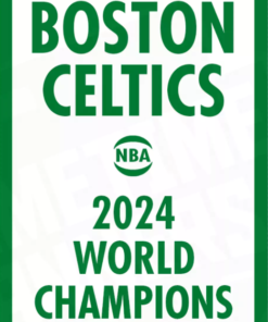 Boston Celtics Flag 3x5ft Banner Polyester basketball World Champions 2024