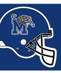 Memphis Tigers Helmet Flag 3X5ft Banner Polyester with 2 Brass Grommets