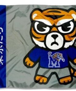 Memphis Tigers Kawaii Tokyodachi Mascot Flag 3X5ft Banner Polyester