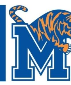 Memphis Tigers Polyester Blue Flag 3X5ft Banner Polyester with 2 Brass Grommets