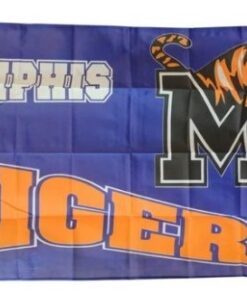 Memphis Tigers Polyester Flag 3X5ft Banner Polyester with 2 Brass Grommets