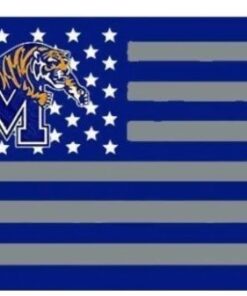 Memphis Tigers Star and Stripes Flag 3X5ft Banner Polyester 2 Brass Grommets