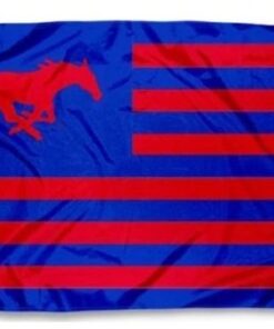 Southern Methodist Mustangs Sport Flag 3X5ft Banner Polyester 2 Brass Grommets