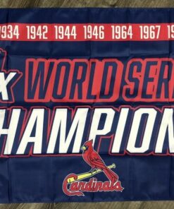 St. Louis Cardinals World Series Championship Flag 3x5 ft Banner Man-Cave