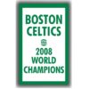 Boston Celtics Basketball Team Champions 2008 Flag