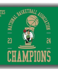 Boston Celtics Basketball Team Champions 2024 Flag