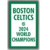 Boston Celtics Basketball Team Champions 2024 Flag