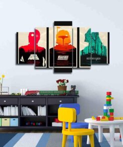 Star Wars Original Movies No Frame 5 Piece Canvas Wall Art Home Decor