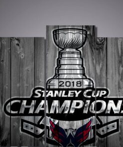 No Frame Washington Capitols Stanley Cup Five Piece Canvas Print Wall Art