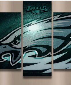 Philadelphia Eagles Five Piece No Frame Canvas Home Decor Wall Art 5