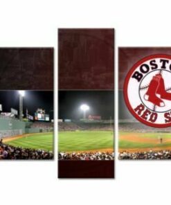 No Frame Boston Red Sox Fenway Park Five Piece Canvas Multi Panel Home Decor Art