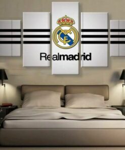 No Frame Real Madrid Soccer Futbol Five Piece Canvas Multi Panel Home Decor Art 5