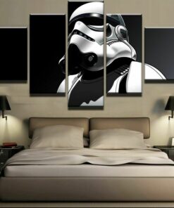 No Frame Star Wars Stormtrooper Five Piece Canvas Multi Panel Home Decor Art 5