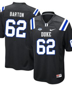 Duke Blue Devils Graham Barton Jersey #62 College Football Black