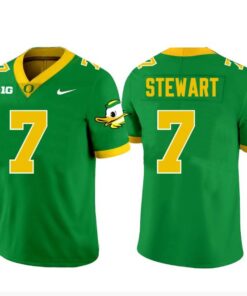 Evan Stewart Jersey #7 Oregon Ducks Football Green