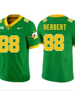 Patrick Herbert Jersey #88 Oregon Ducks Football Green