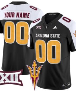 Custom Arizona State Sun Devils Jersey Name, Number 2024 Vapor Limited Black Alternate