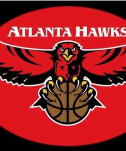 Atlanta Hawks Team Red Flag 3X5Ft Polyester Banner USA Digital Printing