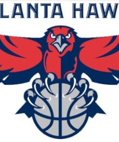 Atlanta Hawks Team White Flag 3X5Ft Polyester Banner USA Digital Printing