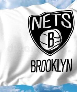 Brooklyn Nets Basketball Flag 3X5Ft Polyester Banner USA Digital Print
