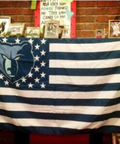 Memphis Grizzlies US Blue Flag 3X5Ft Polyester Banner USA Digital Print