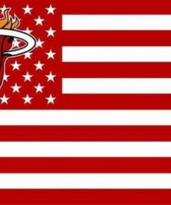 Miami Heat Star Red Flag 3X5Ft Polyester Banner USA Digital Print