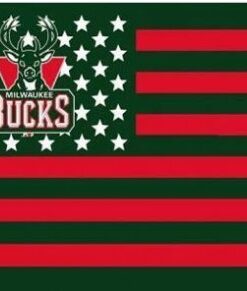 Milwaukee Bucks Star Flag 3X5Ft Polyester Banner USA Digital Print