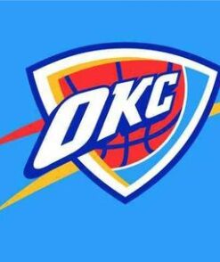 Oklahoma City Thunder Logo Flag 3X5Ft Polyester Banner USA Digital Print