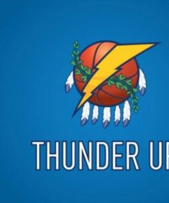 Oklahoma City Thunder Logo US Flag 3X5Ft Polyester Banner USA Digital Print