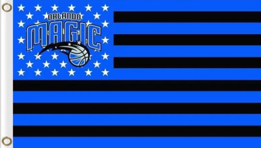 Orlando Magic Star US Flag 3X5Ft Polyester Banner USA Digital Print