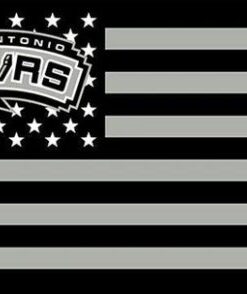 San Antonio Spurs Star Flag 3X5Ft Polyester Banner USA Digital Print
