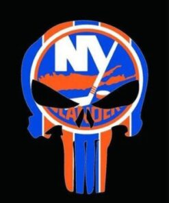 New York Islanders Skull Flag 3X5Ft Polyester Digital Print Banner USA