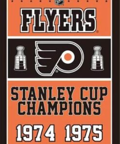 Philadelphia Flyers Champions Flag 3X5Ft Polyester Digital Print Banner USA