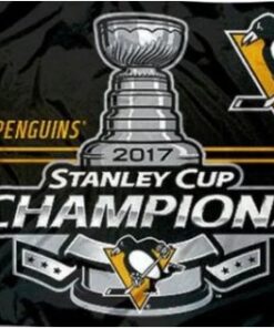 Pittsburgh Penguins 2017 Stanley Cup Champions Flag 3X5Ft Polyester Digital Print Banner USA