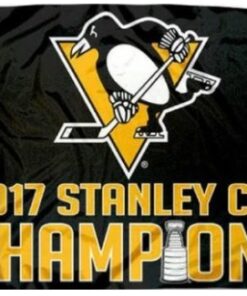Pittsburgh Penguins 2017 Stanley Cup Champions US Flag 3X5Ft Polyester Digital Print Banner USA