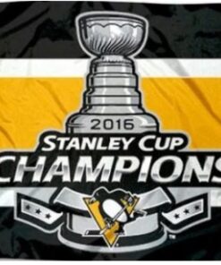 Pittsburgh Penguins Stanley Cup US Flag 3X5Ft Polyester Digital Print Banner USA