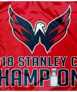 Washington Capitals 2018 Stanley Cup Champions Flag 3X5Ft Polyester Digital Print Banner USA