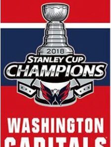 Washington Capitals Champions Vertical Flag 3X5Ft Polyester Digital Print Banner USA