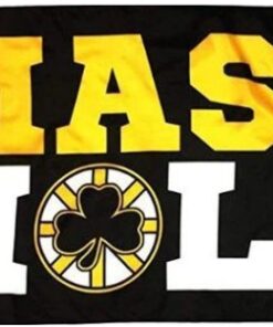 Mass Hole Black and Gold Flag 3X5Ft Polyester Digital Print Banner USA