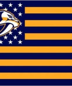 Nashville Predators Custom US Flag 3X5Ft Polyester Digital Print Banner USA