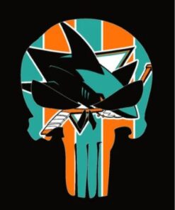 San Jose Sharks Custom Vertical Flag 3X5Ft Polyester Digital Print Banner USA